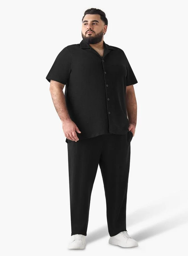 Maxim  Men Regular Fit Joggers with Drawstring Closure for Men | Best Price UAE